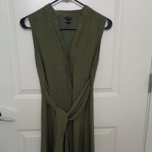 Ann Taylor Olive Green Dress - Size 2